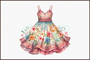 Watercolor Summer Clothes Clipart Bu, an Illustration by Sublimation Artist (Thumbnail 3 of 6)