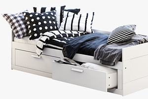 Single Bed 3D Model