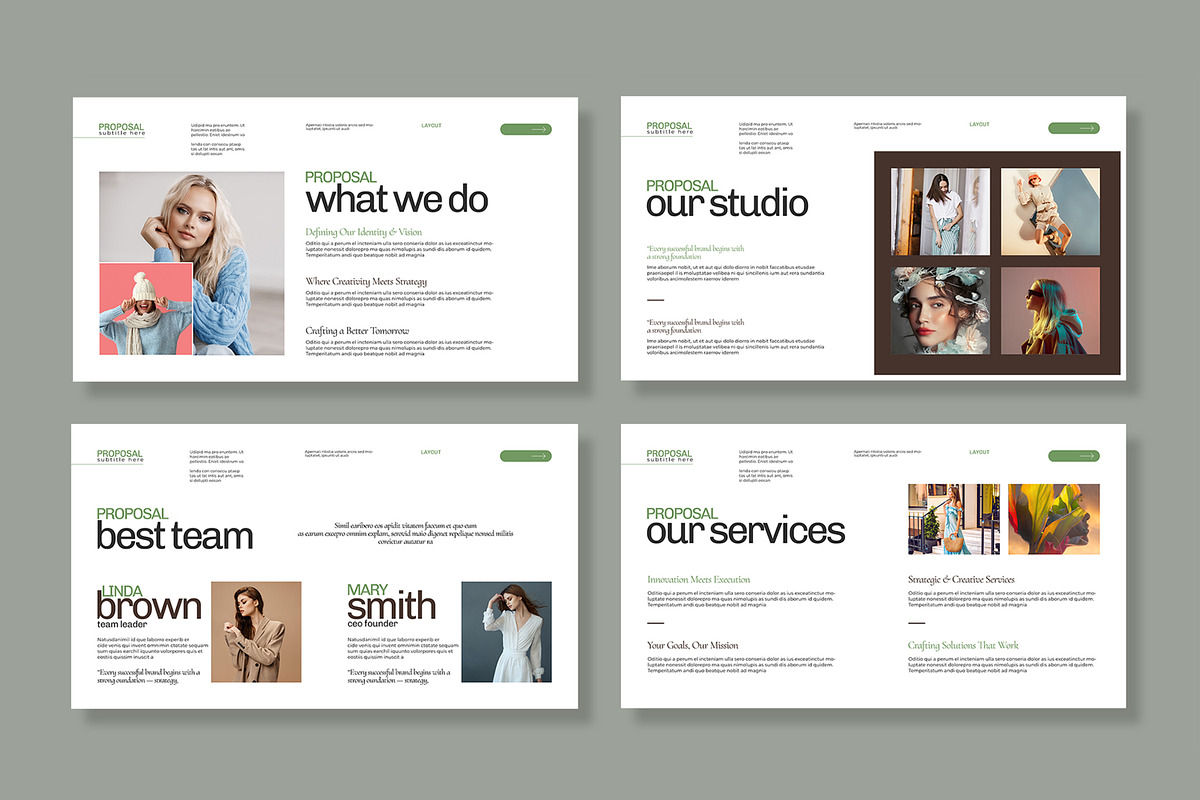 Brand Proposal Presentation Template, a Presentation Template by MightyDesign (Photo 3 of 8)