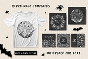 Happy Halloween doodle collection, an Object Graphic by Irina Avdeeva (Thumbnail 4 of 10)