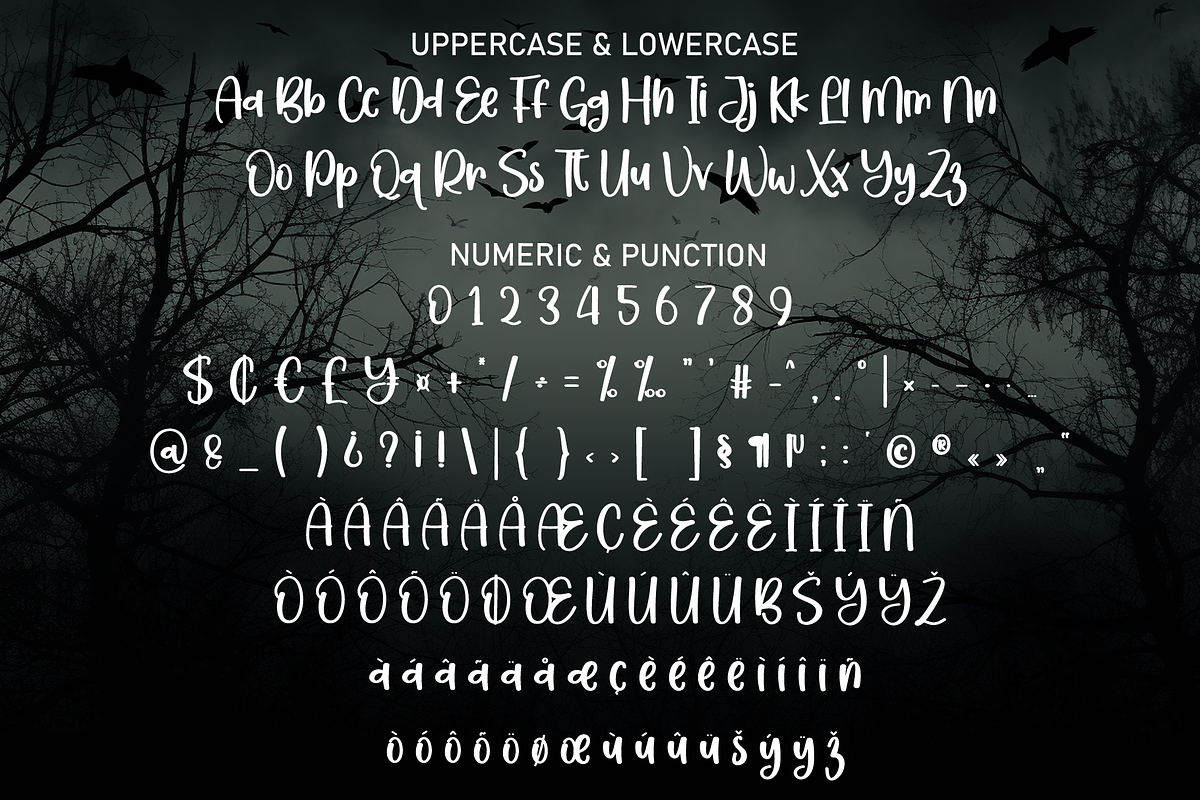Spooky | Script Font, a Script Font by Scratchones (Photo 7 of 8)