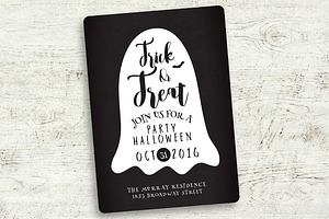 halloween invitation card