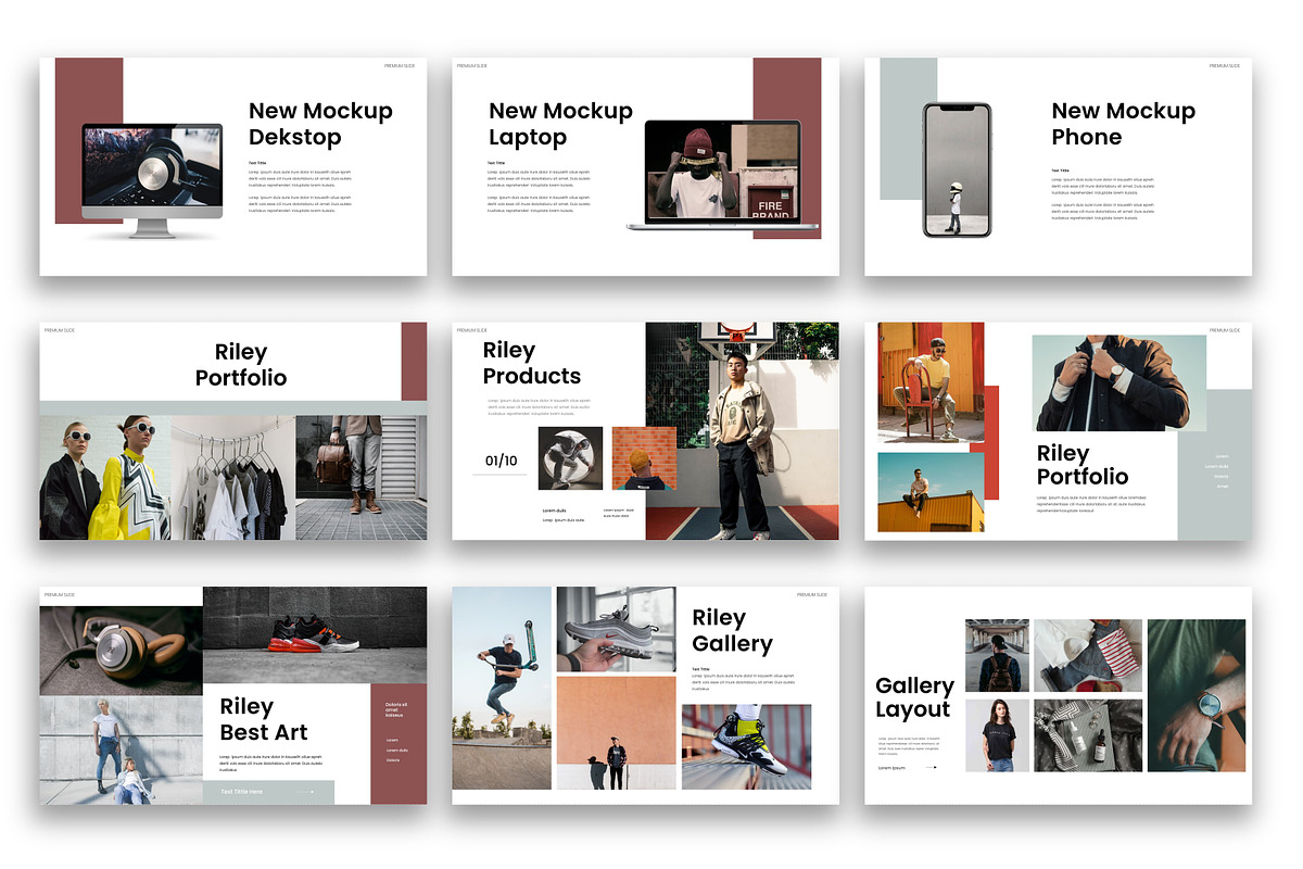 Riley–Business Google Slide Template, a Presentation Template by kreatifreya (Photo 4 of 5)