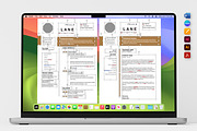 Professional Job Application Templat, a Resume Template by Nur Designer (Thumbnail 4 of 4)