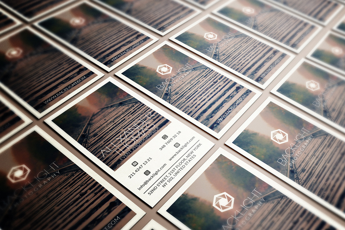 Photographer Business Card, a Business Card Template by Marvel (Photo 3 of 5)