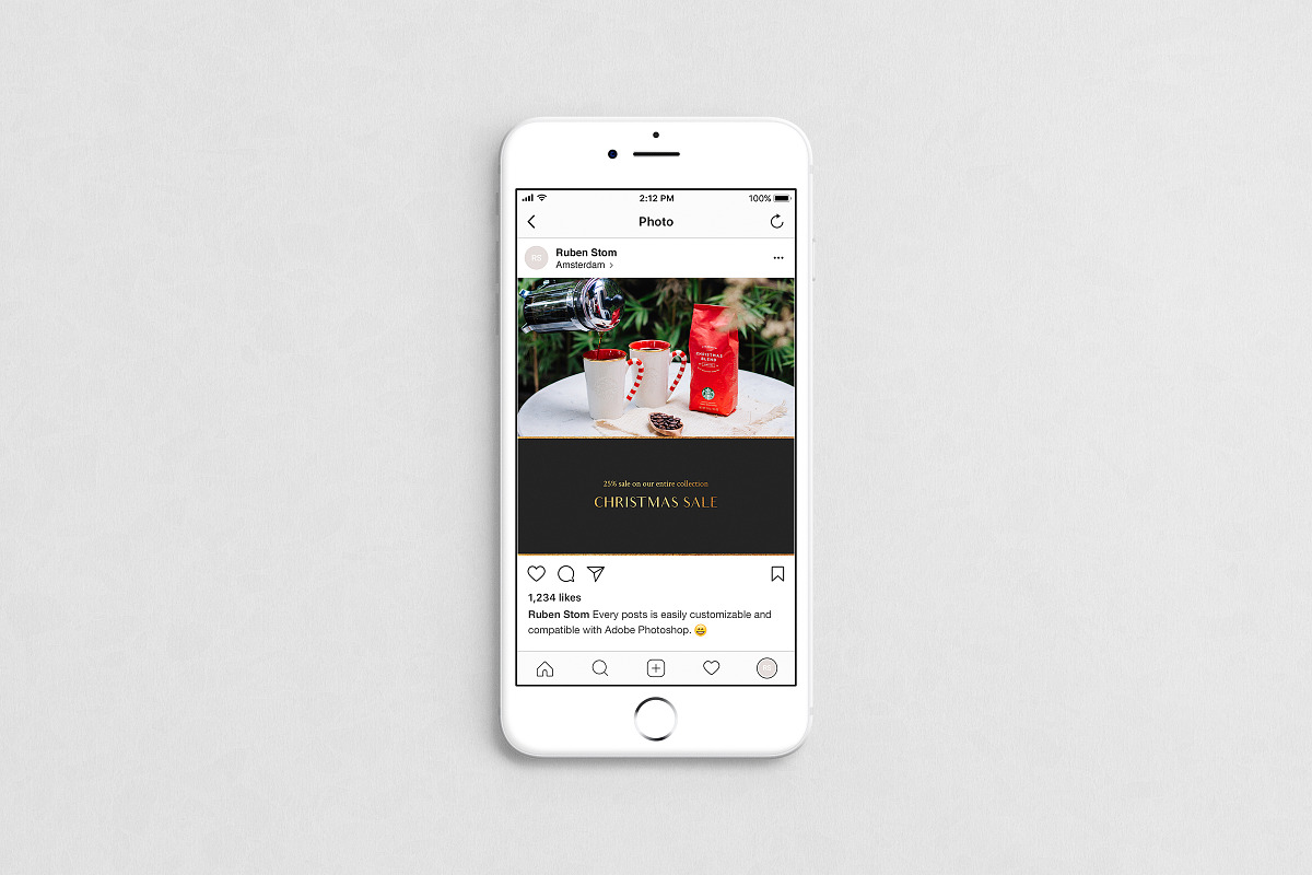 Christmas Social Media Pack, a Social Media Template by Ruben Stom (Photo 6 of 11)