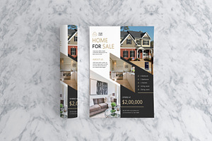 Minimalist Real Estate Flyer, a Flyer Template by SmmrDesign