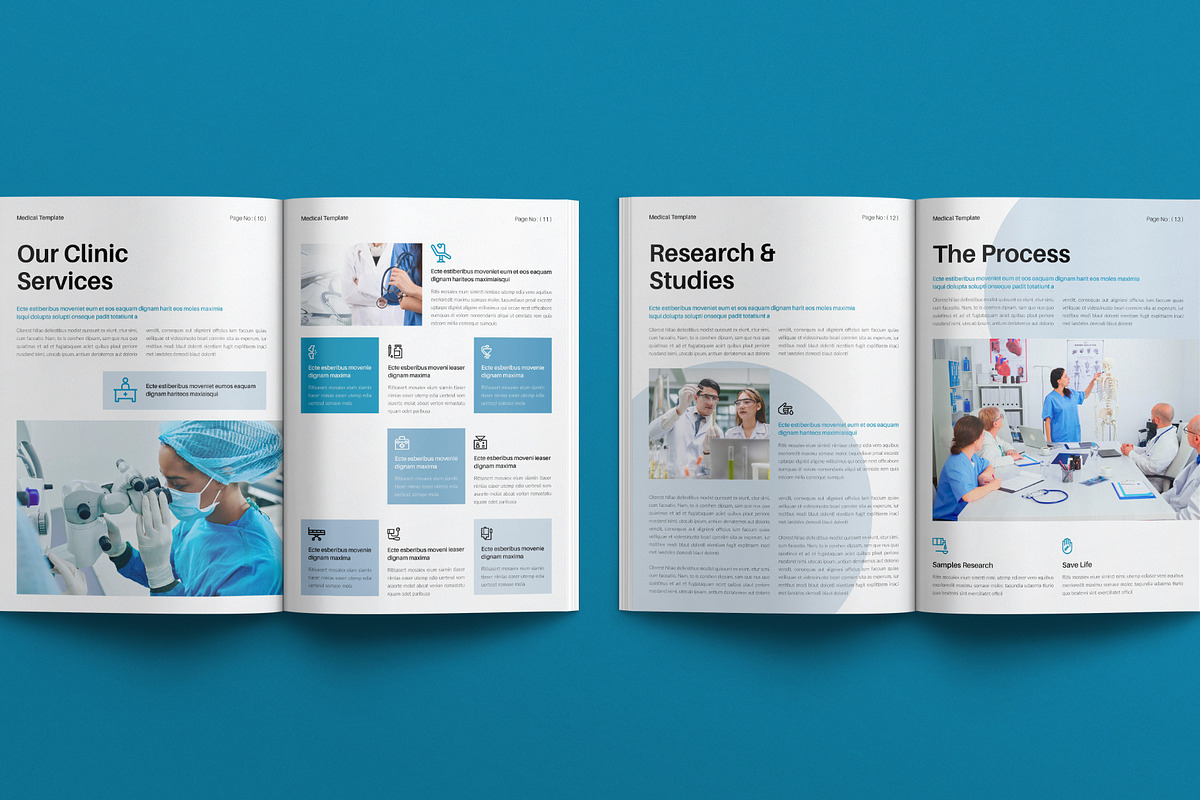 Medical Template, a Brochure Template by E-Type