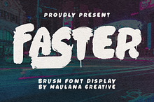 Faster Brush Font Display