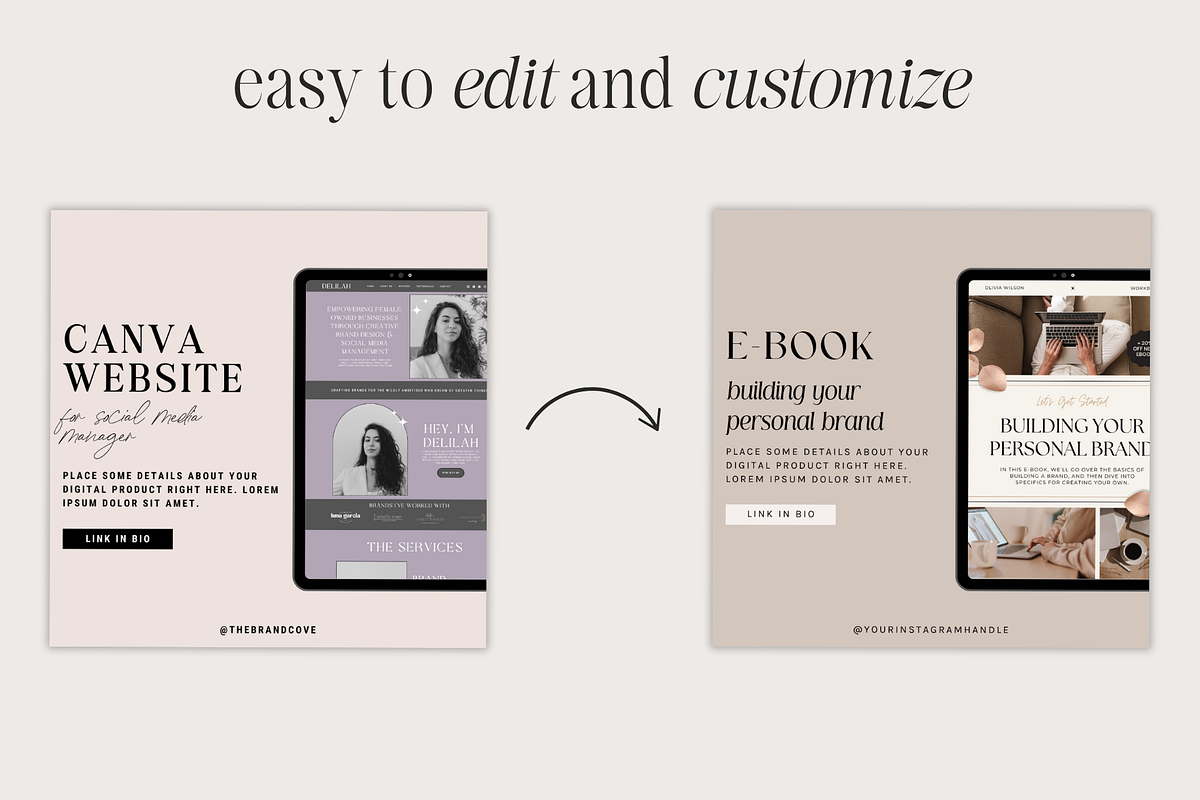 Digital Product Tech Mockups, a Social Media Template by thebrandcove (Photo 3 of 6)
