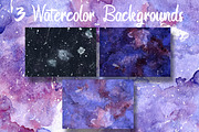 Space Animals Watercolor Clipart, an Animal Illustration by LeMagiqueBoutique (Thumbnail 3 of 5)