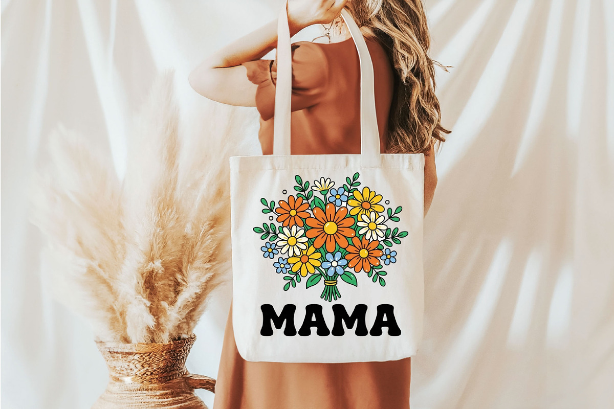 Floral Mama Png, Mother's Day Png, a Seasonal Illustration by Designking (Photo 5 of 6)
