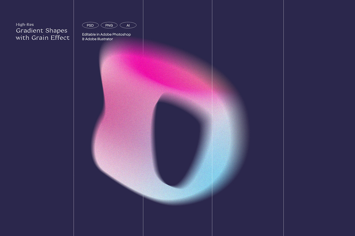 Retro Gradients & Shapes, a Background Graphic by Nomad Visuals (Photo 6 of 31)