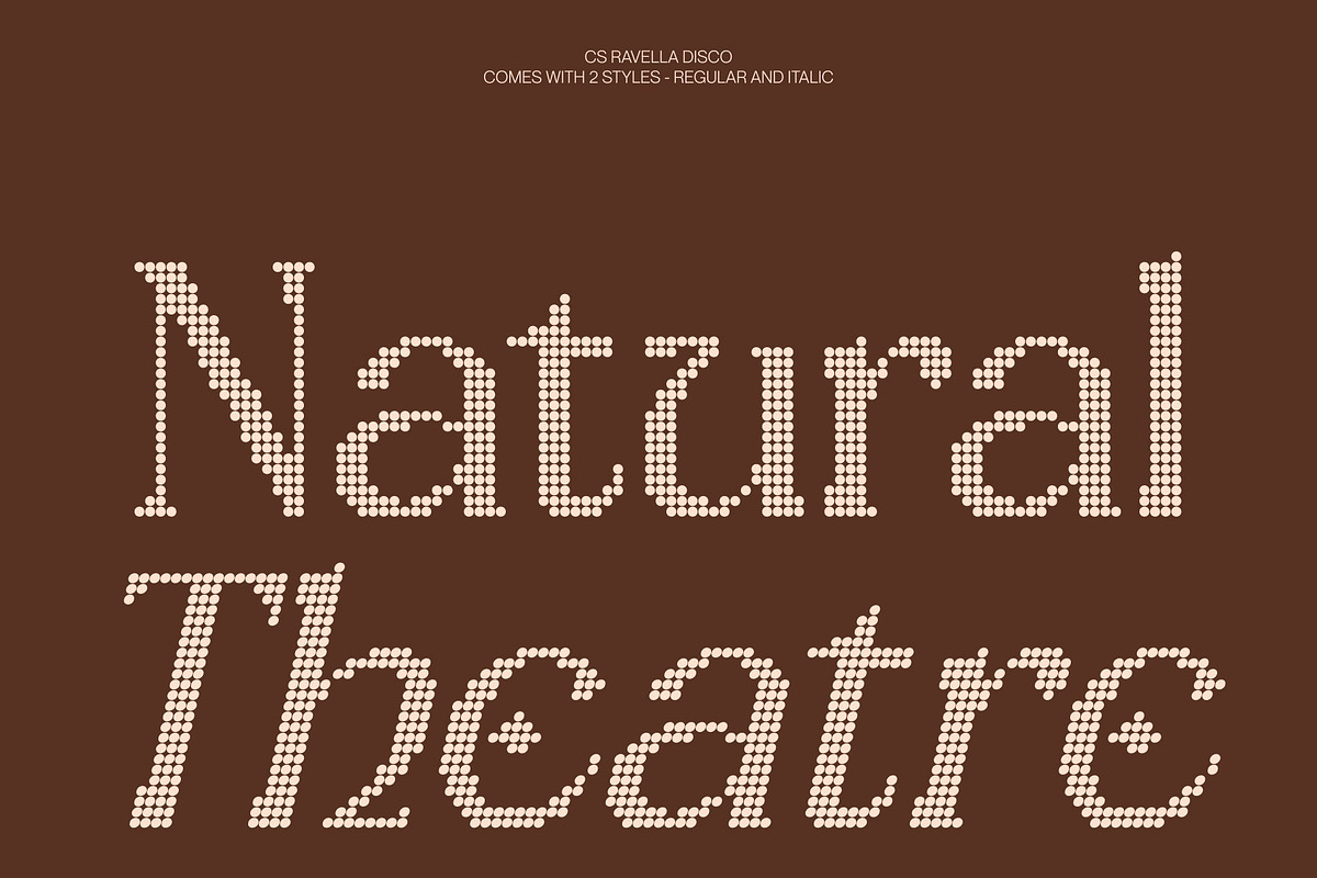 CS Ravella Disco, a Serif Font by Craft Supply Co. (Photo 3 of 8)