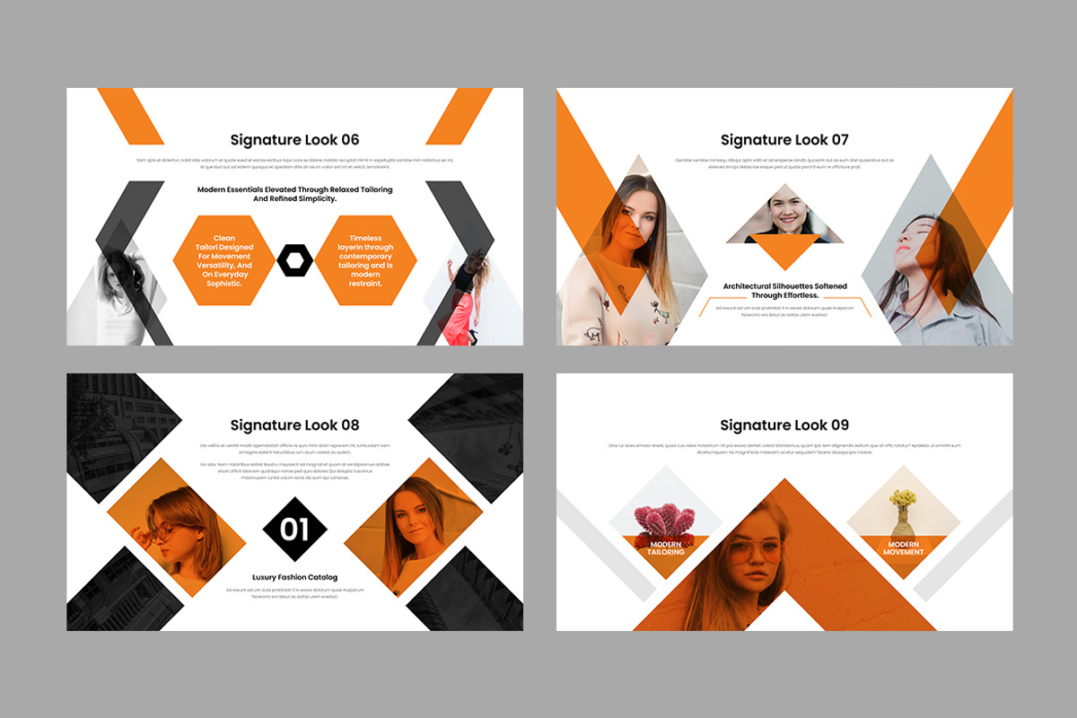 Lookbook Presentation Template, a Presentation Template by White Graphic (Photo 6 of 11)