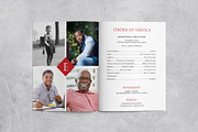 Red & Black Funeral Program Template, a Templates & Theme by Studio Reena (Thumbnail 3 of 7)