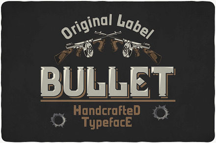Bullet Typeface, a Symbol Font by Vozzy Vintage Fonts