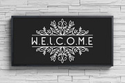 Floral Split Monogram Divider Frames, an Illustration by Dasagani (Thumbnail 2 of 3)