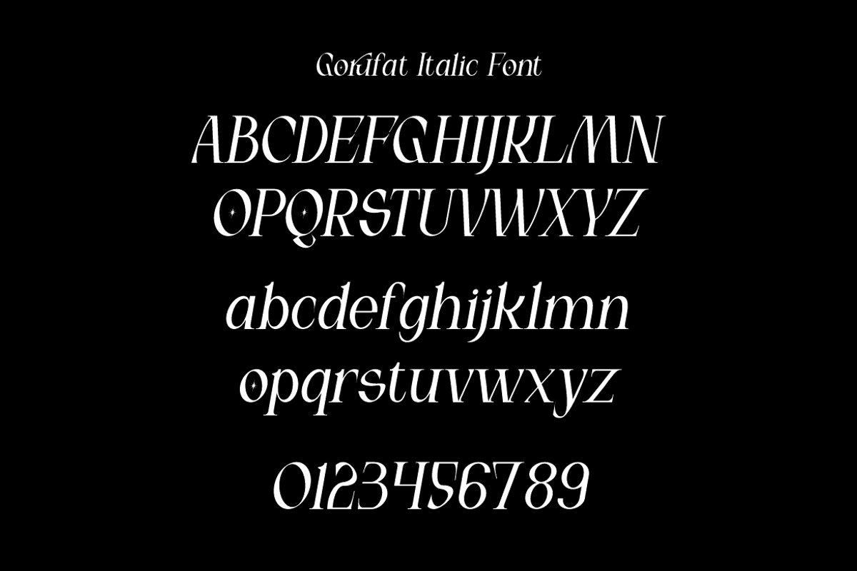 Gorufat - Modern Elegant Font, a Serif Font by Iqsiart Studio (Photo 11 of 13)