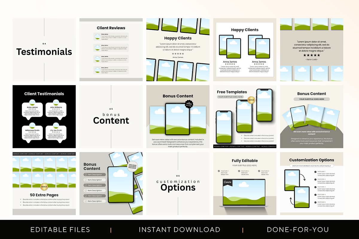 50 Digital Listing Mockup Templates, a Marketing Template by Matisse Studio (Photo 4 of 7)