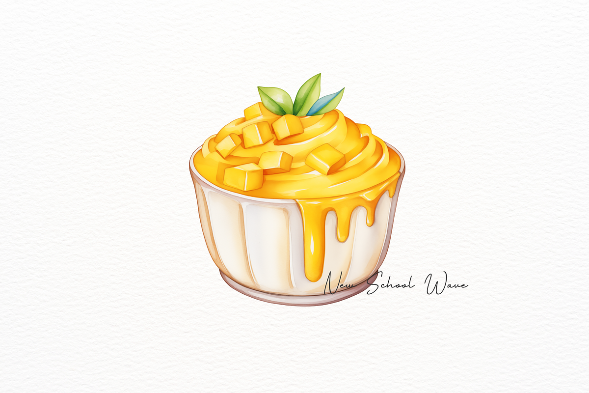 Delicious Dessert Pudding Bundle, a Food Illustration by New-School-Wave (Photo 2 of 5)