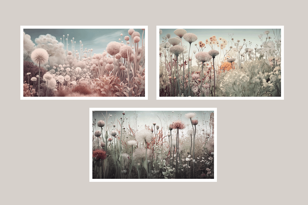 Zewe Collection · Zen Flowerscape, a Texture Illustration by milatovar (Photo 5 of 20)