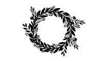 Elegant floral wreath silhouette, an Illustration by Amazin_art (Thumbnail 22 of 41)