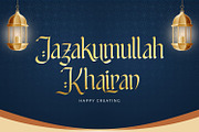 Riyadhus Sholihin - Arabic Style, a Font by Mokatype Studio (Thumbnail 11 of 11)