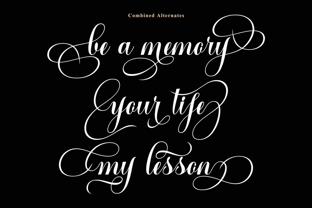 Vorgesla Script, a Script Font by TM Type (Photo 3 of 10)