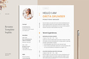 Resume Template Greta, a Resume Template by Estartshop (Thumbnail 2 of 7)
