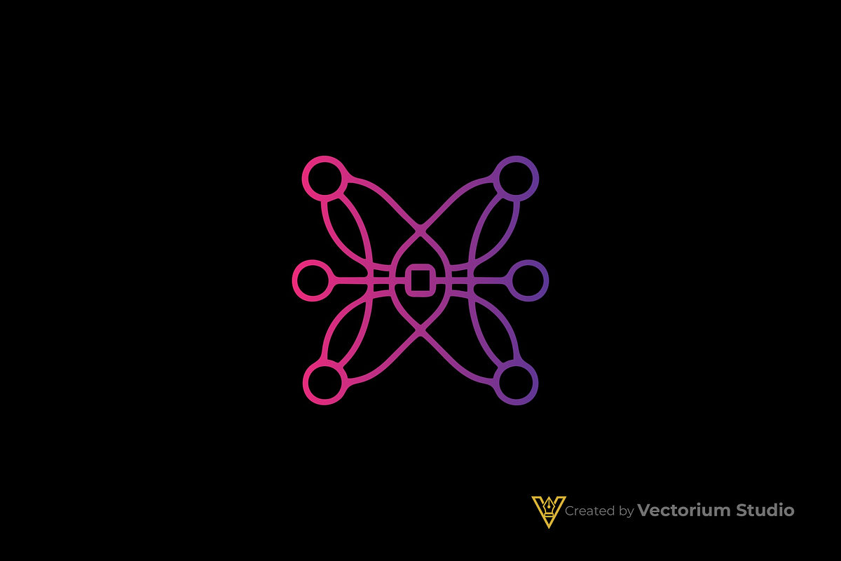 Abstract Network Connection Logo, a Branding & Logo Template by Vectorium Studio (Photo 7 of 16)