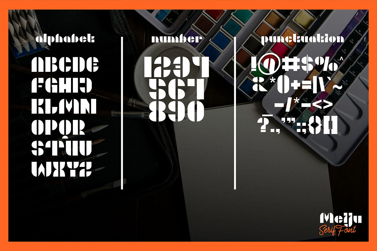 Mijuo | Modern Font, a Sans Serif Font by Muntab_Art (Photo 7 of 7)