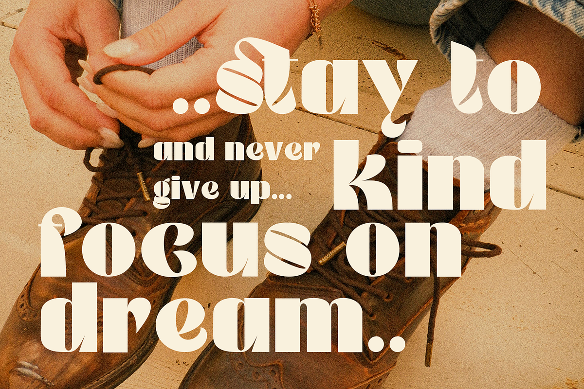 Glare - Retro Display Typeface, a Font by Annivers Type (Photo 6 of 10)