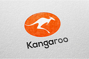 Kangaroo logo, a Branding & Logo Template by PRtopdesign (Thumbnail 1 of 3)