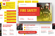 Fire Safety, a Presentation Template by Sixtemp (Thumbnail 1 of 3)