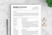 Resume/CV - The Bryan, a Resume Template by CreativeLandStudio (Thumbnail 3 of 9)