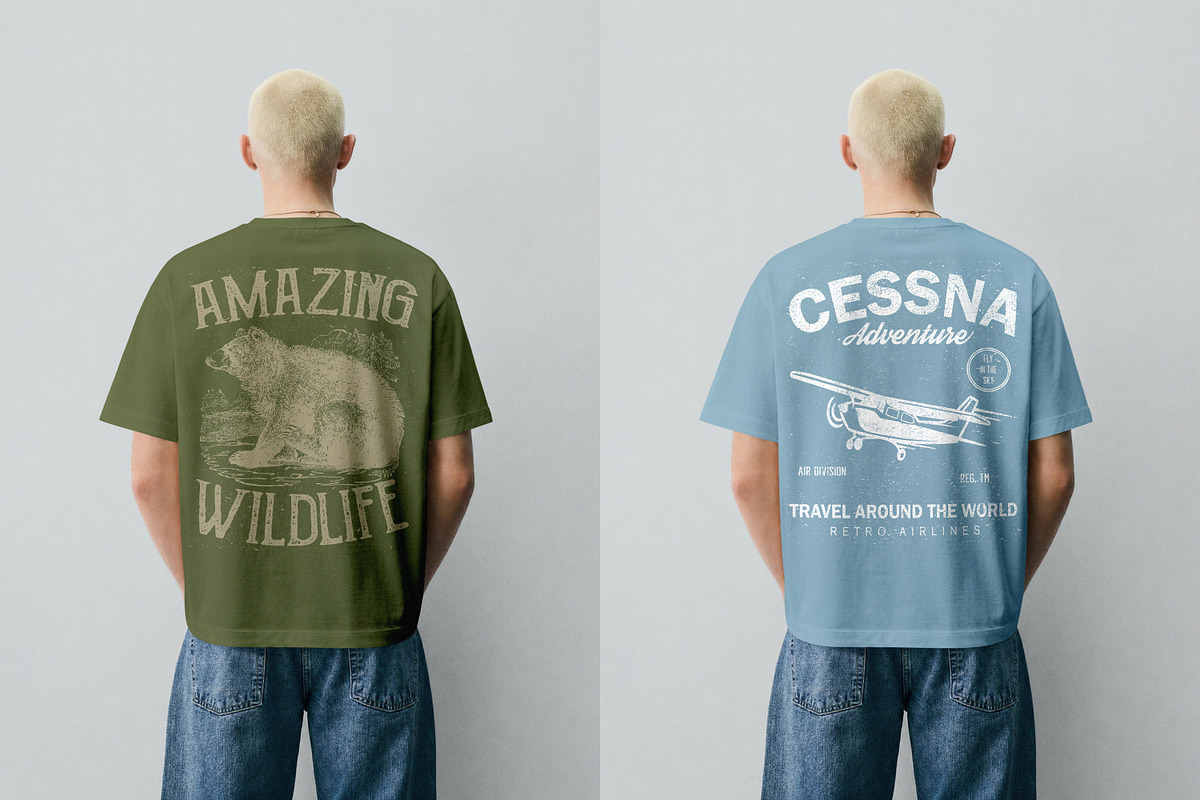 T-Shirt Back Mockup PSD - Male Model, a Shirt Mockup by Rymden_Fl (Photo 4 of 5)