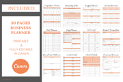100 Orange Grey Ebook Template Canva, a Magazine Template by LushBury (Thumbnail 3 of 5)