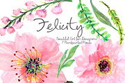 Handpainted Flowers, an Illustration by Karen Fields Design (Thumbnail 1 of 4)