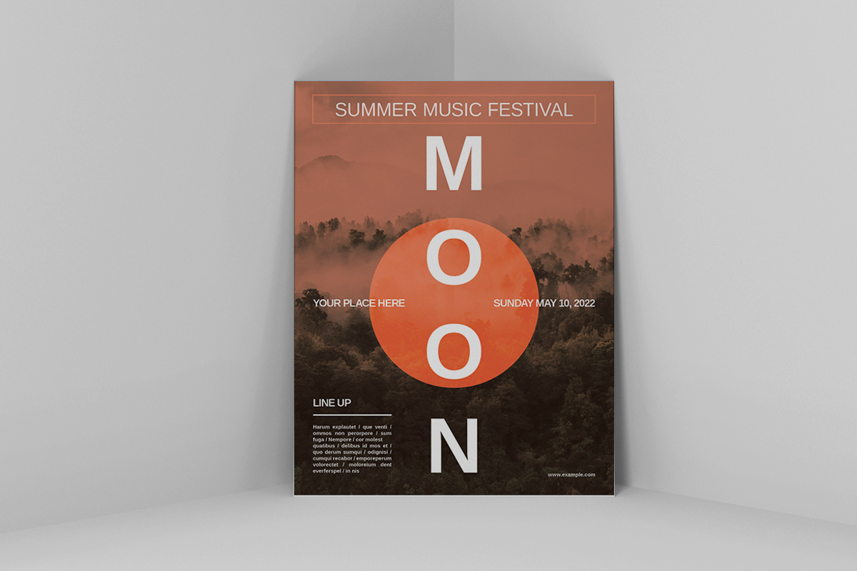 Music Festival Flyer Template, a Flyer Template by Boris Cupac (Photo 2 of 2)
