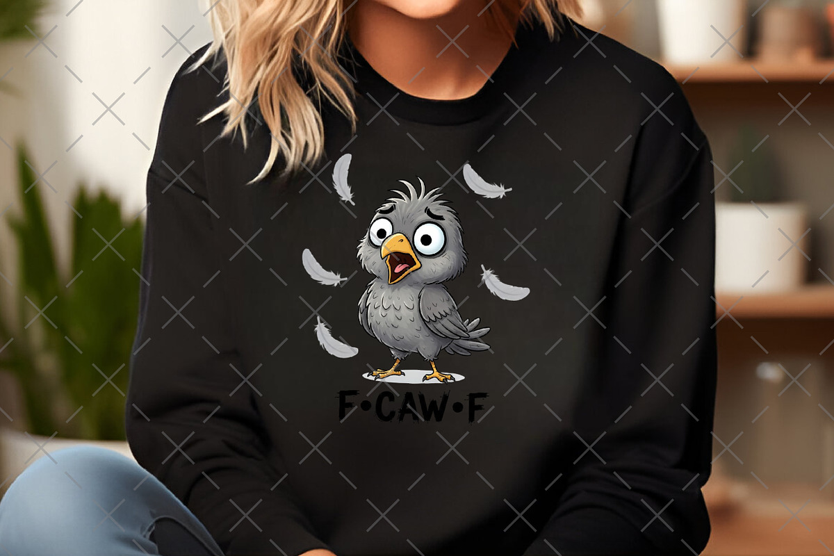 Funny Baby Chicken F-Caw-F Chick PNG, an Illustration by Craft Nest (Photo 5 of 5)