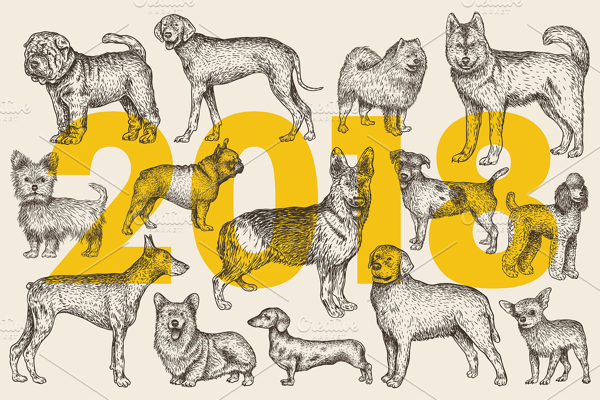 Calendar 2018, an Animal Illustration by LisaKolbasa (Photo 3 of 3)