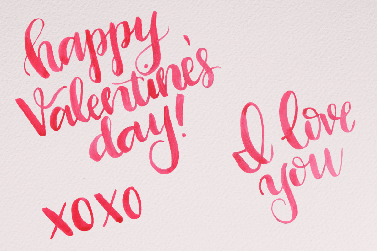 Watercolor Valentine's Day Pack, an Illustration by R.Ewers Designs (Photo 4 of 4)