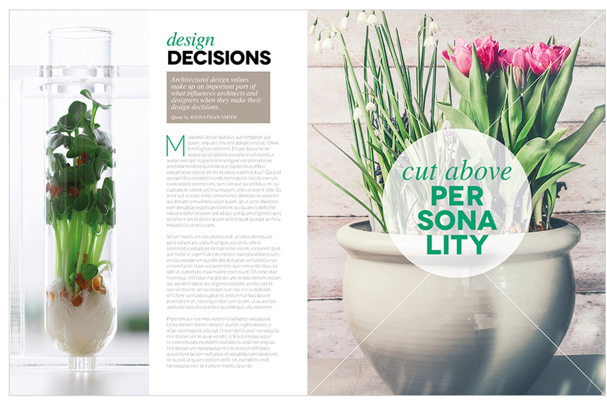 Magazine Template InDesign 16, a Magazine Template by Love Graphic Design (Photo 17 of 20)
