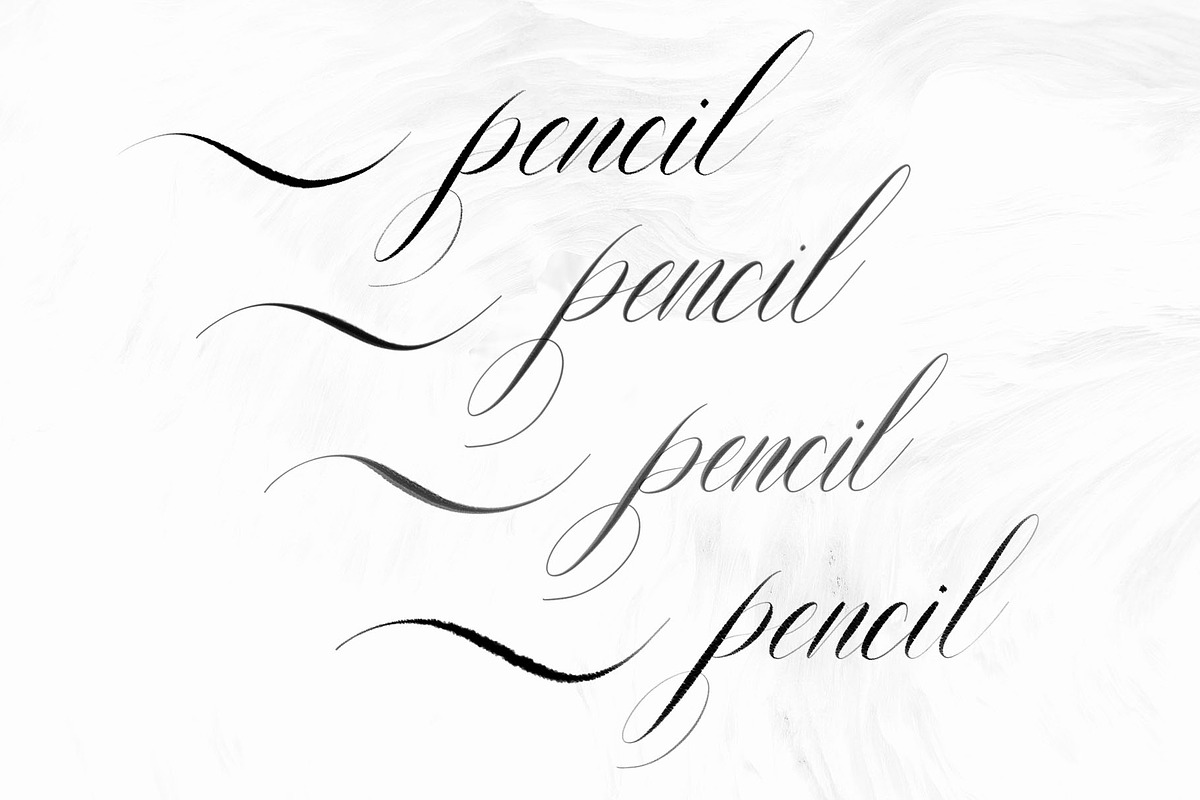 Pencil Brush Pack - PROCREATE preview 4
