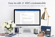Modern ATS Resume Template for Word, a Resume Template by Get Landed (Thumbnail 6 of 10)