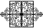 Vintage Scroll Gate Panel Bundle, a Decorative Illustration by Creativeshirt (Thumbnail 17 of 20)