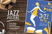 Jazz Posters, an Illustration by Giraffarte (Thumbnail 1 of 7)