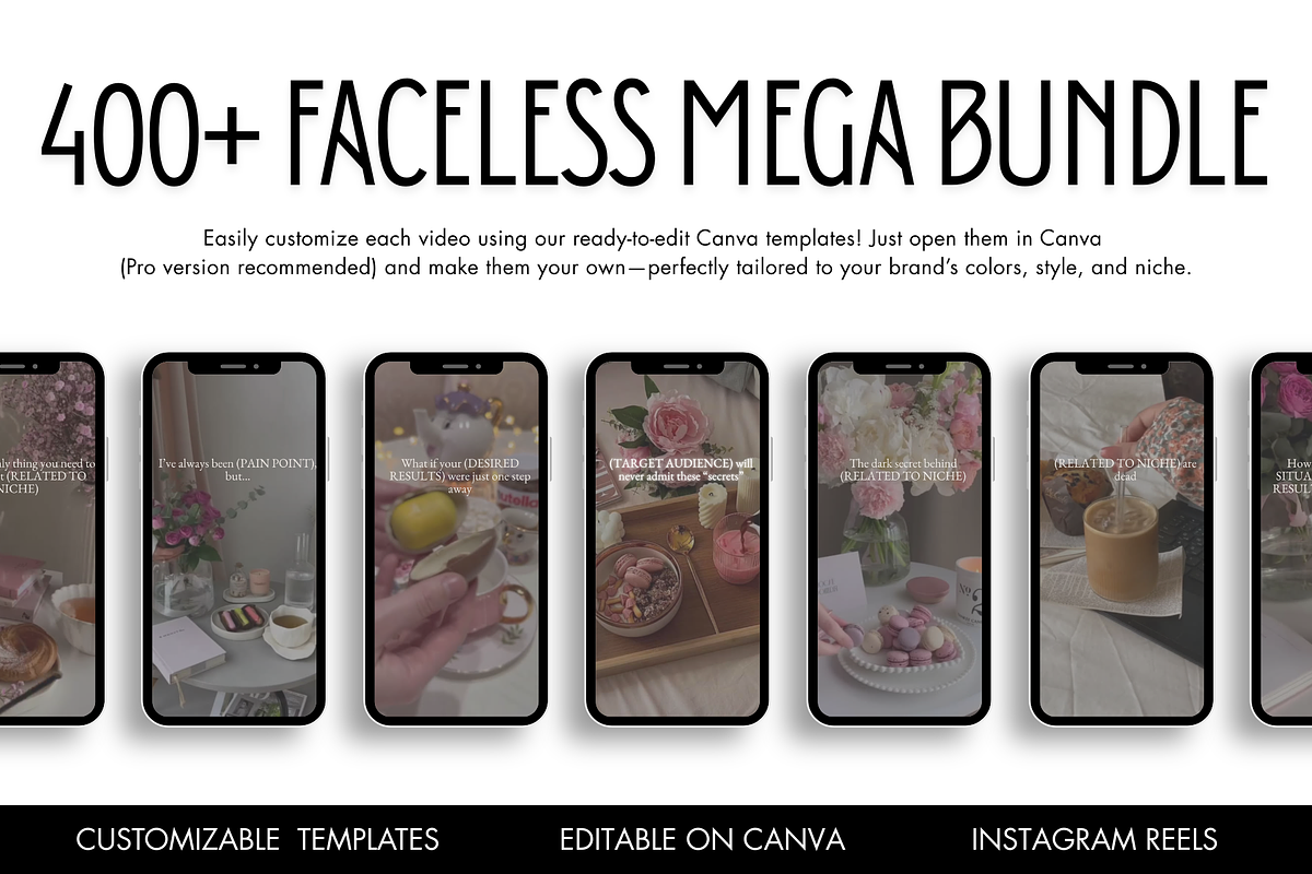 400+ Faceless Mega Bundle With Hook