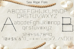 Driftwood & Sea Rope Fonts